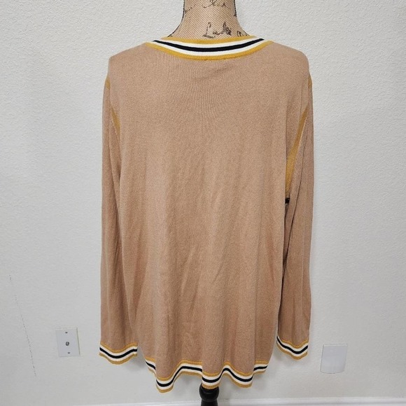 TALBOTS Super Soft Tipped Cashmere Cardigan plus size 3X NEW!!! - Picture 5 of 8